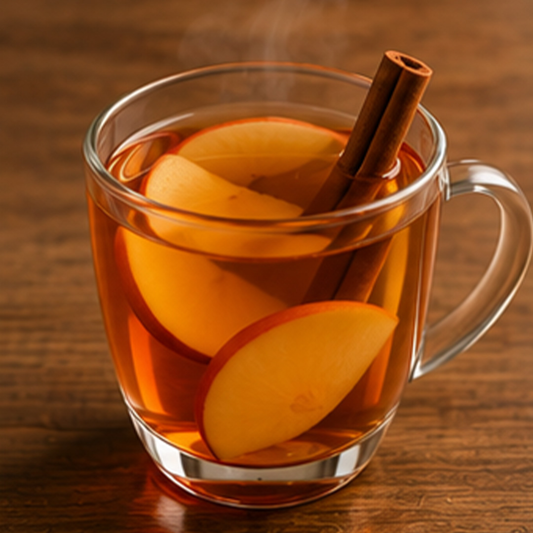 دمنوش سیب و دارچین